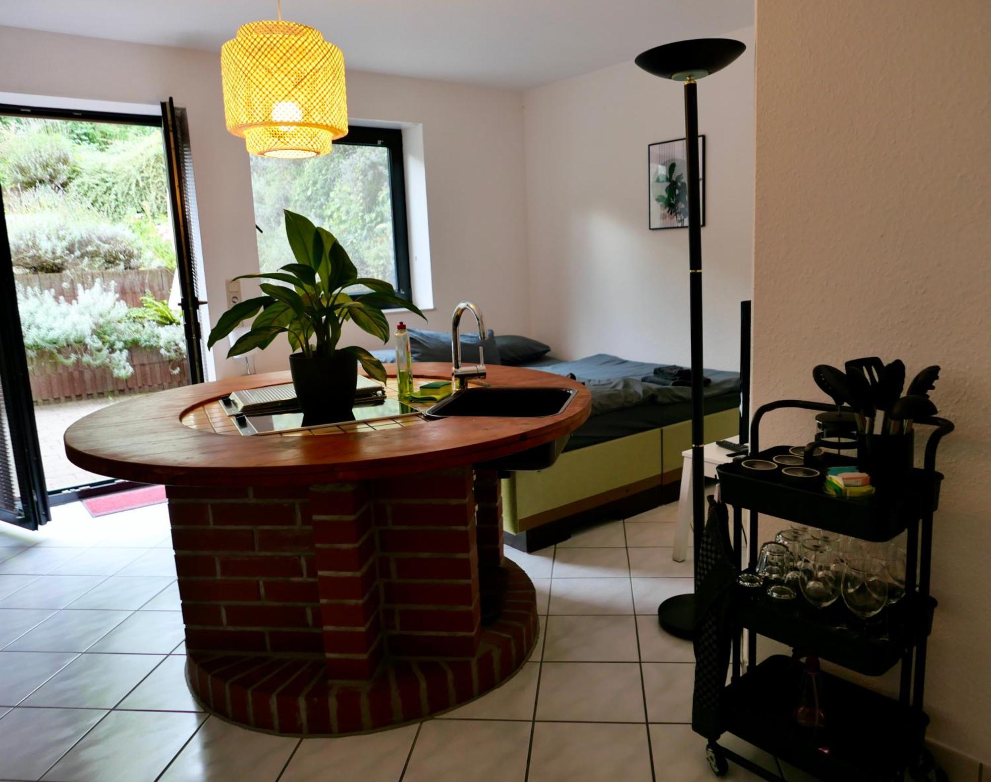 Schoenes Apartment Mit Terrasse Im Steingarten باد فيبل المظهر الخارجي الصورة